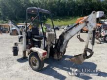 2017 RHM GF6LM Portable Backhoe No Title) (Not Running, No Crank, Seized Ignition, Operating Conditi