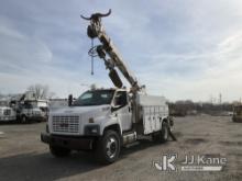 (Plymouth Meeting, PA) Terex/Telelect L4045, Digger Derrick corner mounted on 2005 GMC C8500 Utility