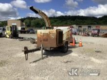 (Smock, PA) 2009 Vermeer BC1000XL Portable Chipper (12in Drum) Runs, Operational Condition Unknown,