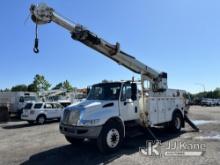 (Plymouth Meeting, PA) Altec DM47-TR, Digger Derrick rear mounted on 2008 International 4300 Utility