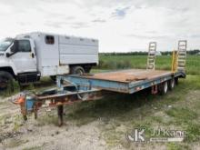(Charlotte, MI) 2008 Butler B-2425-AW T/A Tagalong Flatbed Trailer