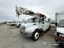(Plymouth Meeting, PA) Altec DM47-TR, Digger Derrick rear mounted on 2012 International 4300 Utility