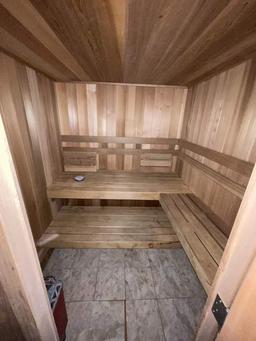 6’X6’X7 CEDAR SAUNA