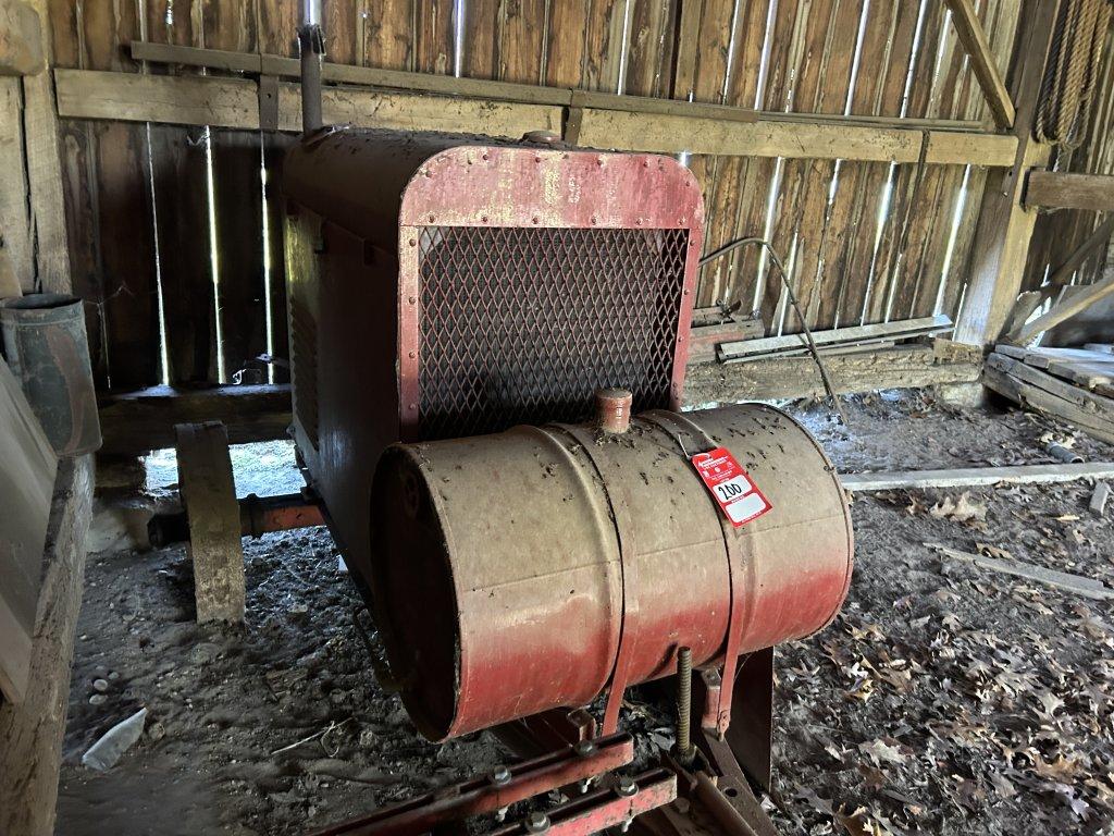 TOWABLE IRRIGATION PUMP, 6-CYLINDER GAS, STEEL WHEELS