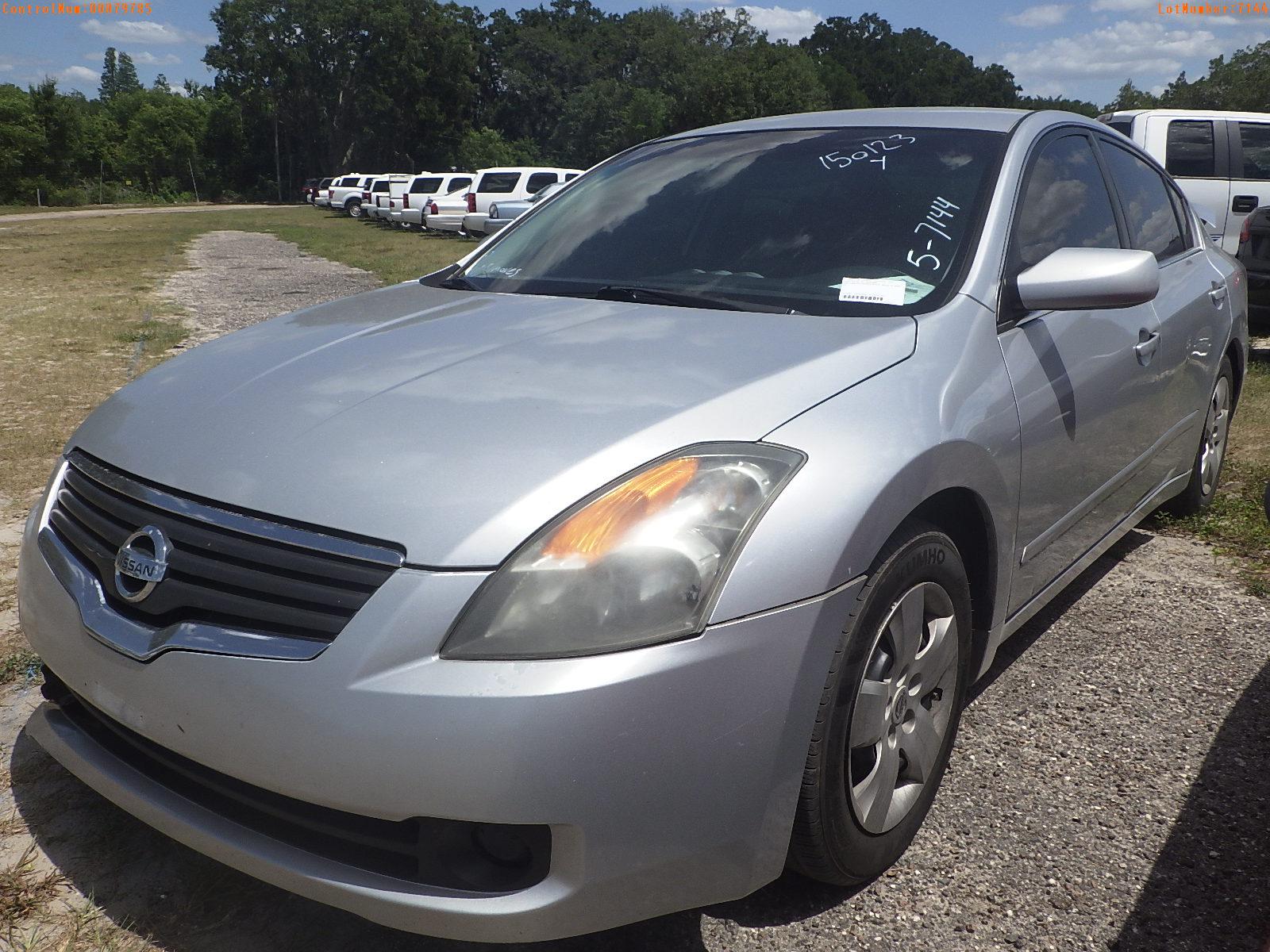 5-07144 (Cars-Sedan 4D)  Seller:Private/Dealer 2008 NISS ALTIMA