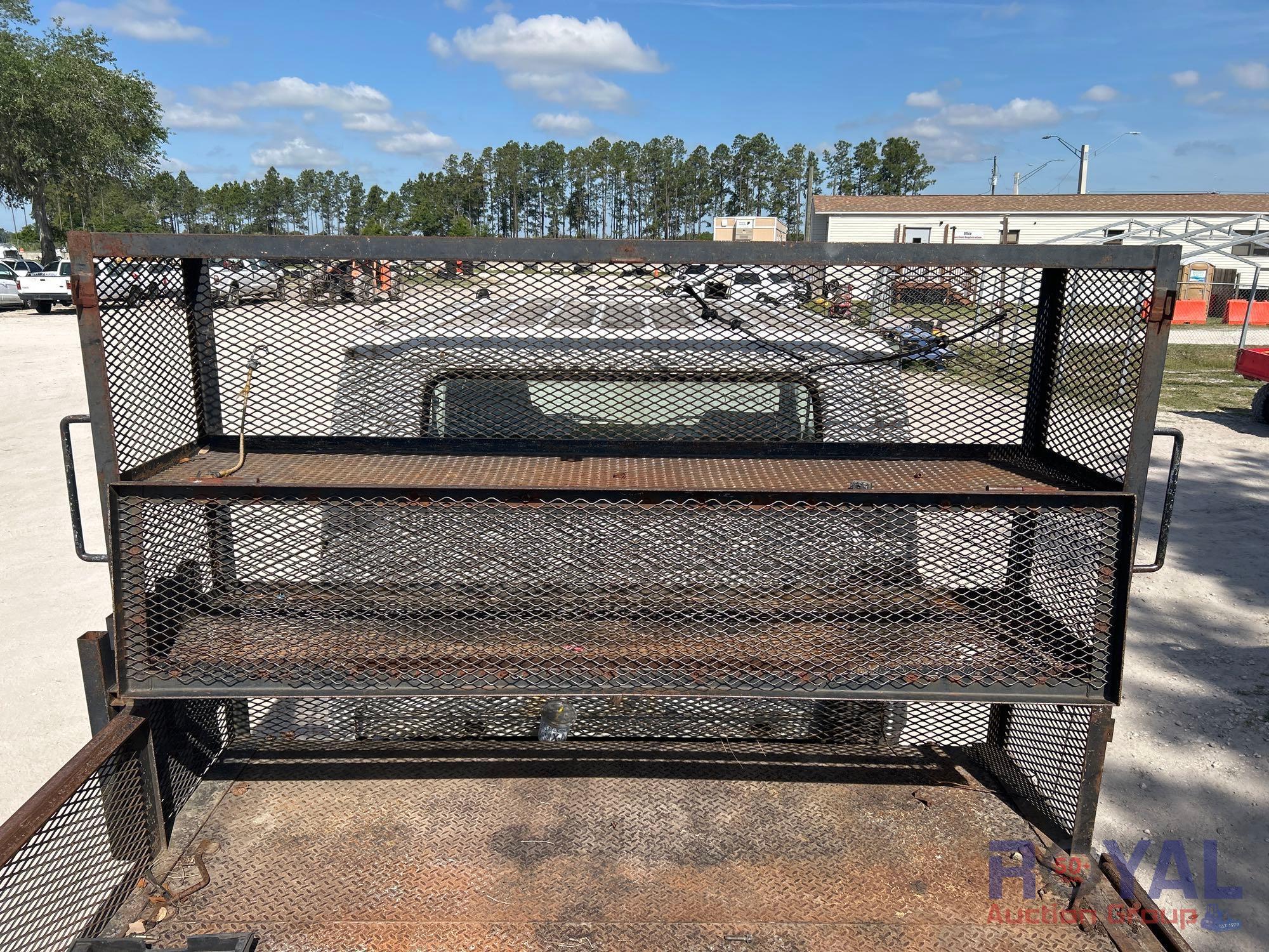 2002 Chevrolet W4500 Crew Cab Landscape Flatbed Truck