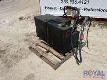 82 gallon gasoline tank with Electric pump DC