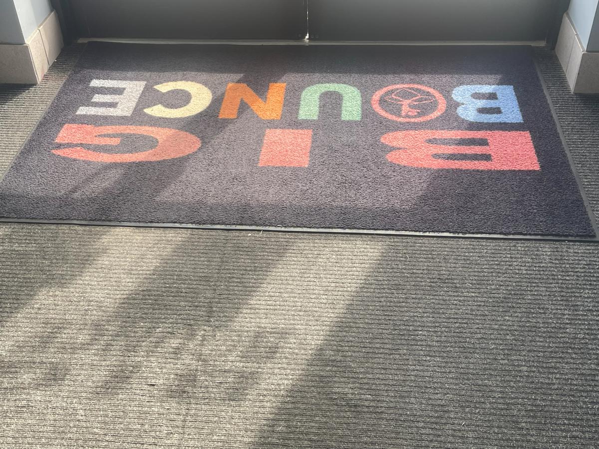 Big Bounce industrial rug