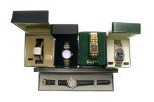 Wristwatch and Costume Jewelry Assortment