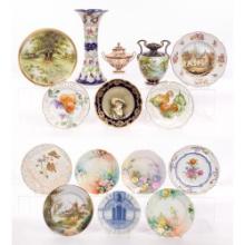 Porcelain Decorative Object Assortment