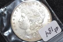 1880 Morgan Dollar; AU