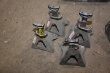 Set of 4 - 6 Ton Heavy Duty Jack Stands