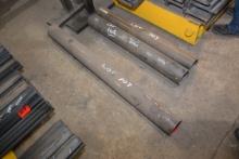 1 Lot of 3 Pieces of Schedule 80 Pipe; 45-5/8" Length (x2) and 63-5/8" Length (x1)