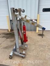 CHERRY PICKER ENGINE HOIST, 2 TON HOIST W/