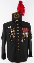 COLD WAR POLISH MINER PARADE GALA UNIFORM & SWORD