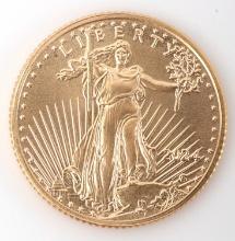 2024 1/10 OZT GOLD AMERICAN EAGLE BU COIN