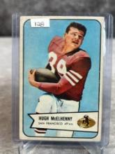 Hugh McElhenny HOF 1954 Bowman FB #54 - EX+