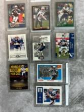 Tom Brady 9 Card Sharp Lot With Premium Brands