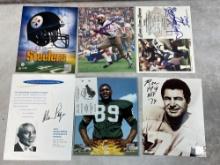 Jimmy Johnson, Dan Hampton, Dave Robinson, Ron Mix & Dermonti Dawson Signed Photos