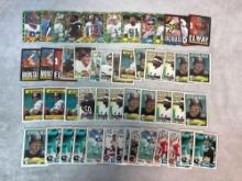 (52) 1980's Football Star Cards