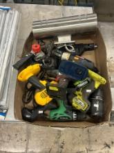 Box Of Assorted Power Tools