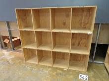 Plywood Storage Cabinets, 73.5"x16"x64"