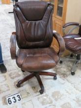 Brown Leather Executive Chair