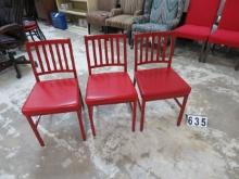 HeavyDuty Commercial Red Chairs