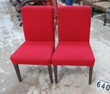 Red Upholstery Chairs