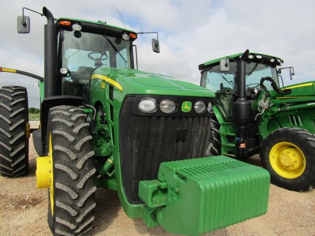 4548 8330 JOHN DEERE '07 C/A MFD PS W/ILS 480/80R50 DUALS 6544 HOURS "ONE OWNER TRACTOR"