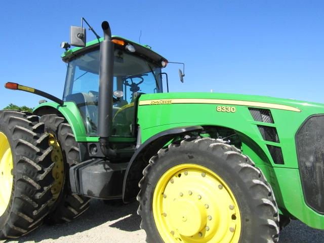 4548 8330 JOHN DEERE '07 C/A MFD PS W/ILS 480/80R50 DUALS 6544 HOURS "ONE OWNER TRACTOR"