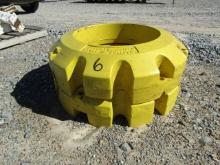 9537 1 SET OF #450 JOHN DEERE WHEEL WEIGHTS