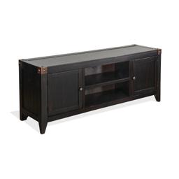 Sunny Designs 64" Media Console With Black Finish 3619BW-64