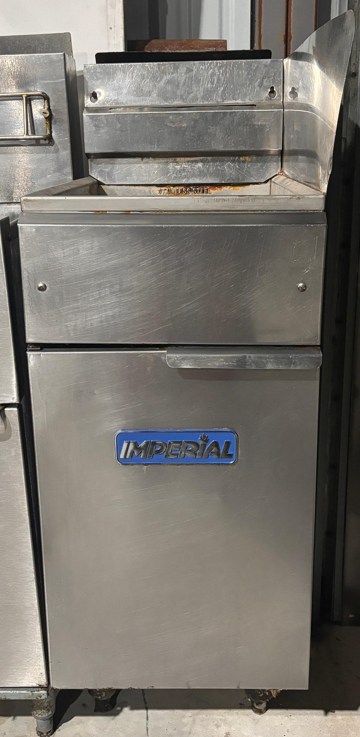 Imperial 40 Lb Fryer All S.S. Natural Gas