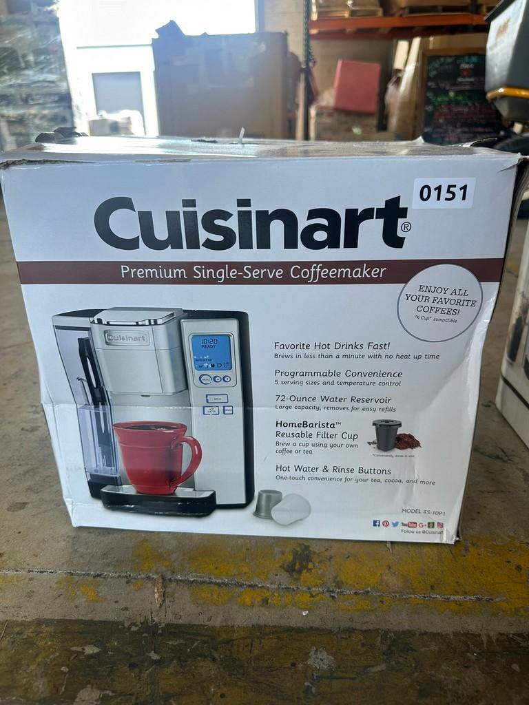 Cuisinart Premium Single Serve Coffeemaker (like new)