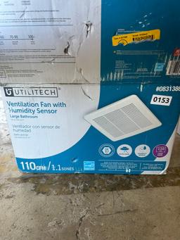 Utilitech Ventilation Fan With Humidity Sensor (like new)