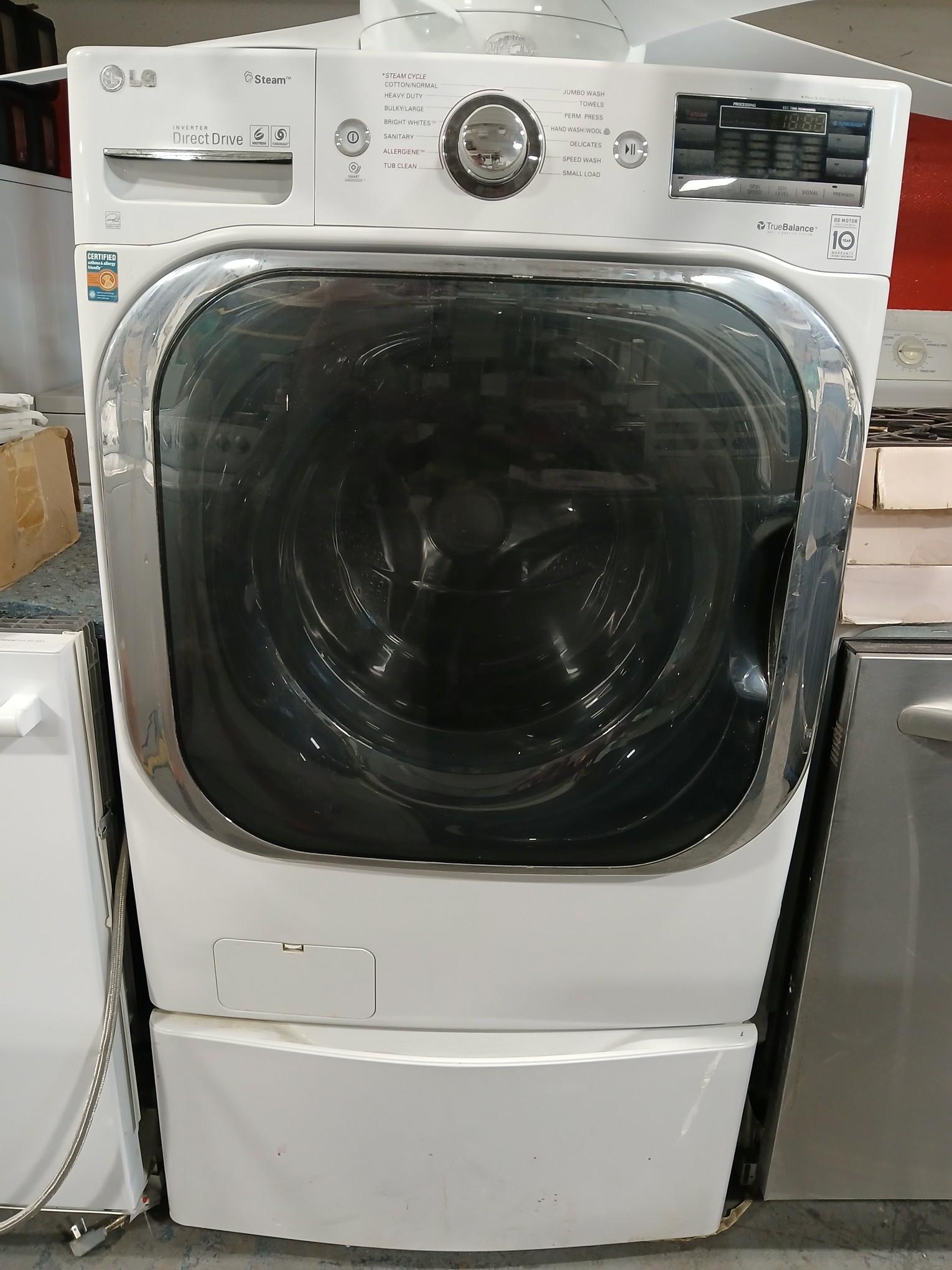 LG ELECTRONICS Inc. Fully Automatic Washing Machine Model WM8000HWA - Front Loading LARGE Washing Ma