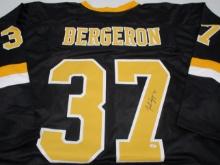Patrice Bergeron of the Boston Bruins signed autographed hockey jersey PAAS COA 617