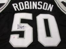 David Robinson of the San Antonio Spurs signed autographed basketball jersey PAAS COA 425