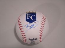 Bobby Witt Jr of the Kansas City Royals signed autographed logo baseball PAAS COA 142