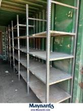 45 Sections of Metal Racking