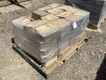 PALLET OF STONE WALL BLOCKS