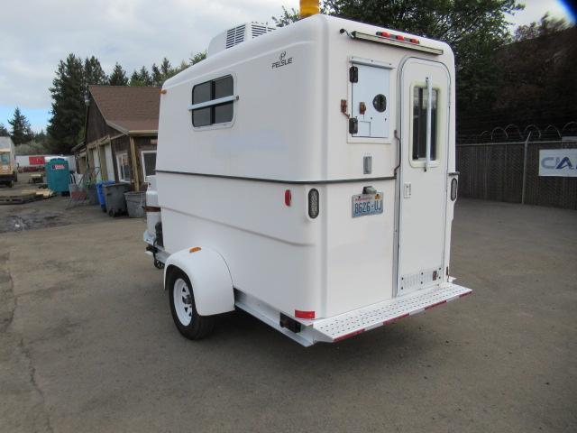 2008 PELSUE 12' SINGLE AXLE FIBER SPLICING ENCLOSED TRAILER