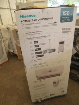 HISENSE AP0522CR1W PORTABLE AIR CONDITIONER, 150 SQ FT, 5000 BTU, 120V