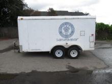 2014 INTERSTATE 16' TANDEM AXLE ENCLOSED TRAILER