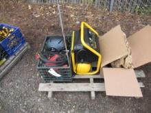 DEWALT PORTABLE 200PSI AIR COMPRESSOR, CST CSS-C4-4/CSS-C2-6 UPPER CONTROL ARM, & ASSORTED AIR HOSES