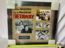 Steve McQueen & Ali MacGraw "Getaway" Signed Photo Frame