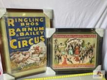 1900's "Ringling Brothers Barnum & Bailey Poster Custom 2 Frames