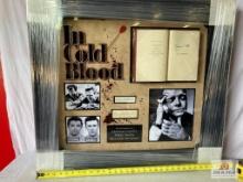 "In Cold Blood" Capote Book Smith/Hickock Signed Cuts Photo Frame