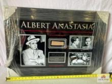 Albert Anastasia Signed Cut Photo Frame